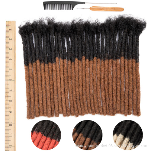 BLT dread locks 100% dreads extensions human hair handmade dreadlock hair permanent afro dreadlock for sale
